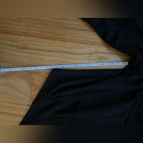 Black long sleeve square neck corset top - Picture 4 of 5